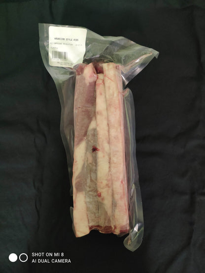 Pasture Raised, Dry Aged Maui Ribs from Southern Alberta Beef.  Ideal snack for anyone on the Carnivore diet.